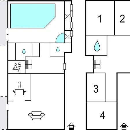 بيت للعطل Pee Klims Hus